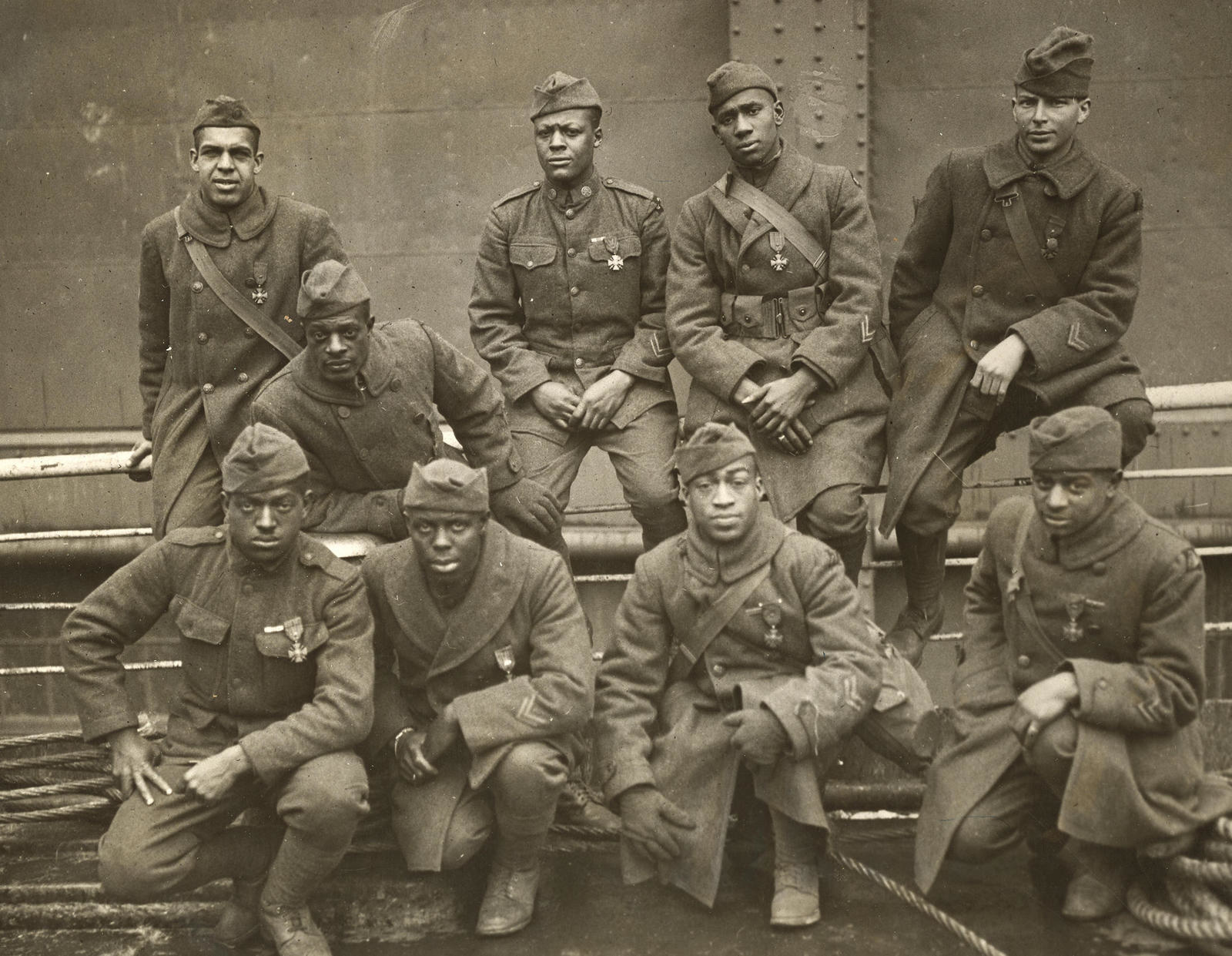 Harlem Hellfighters Croix de Guerre recipients